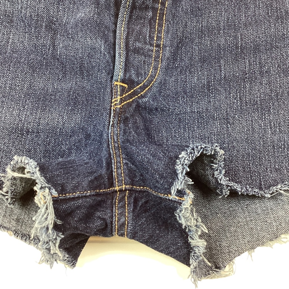 Free People // Levi’s 501 Cutoff Denim Shorts Blue - Picture 7 of 12
